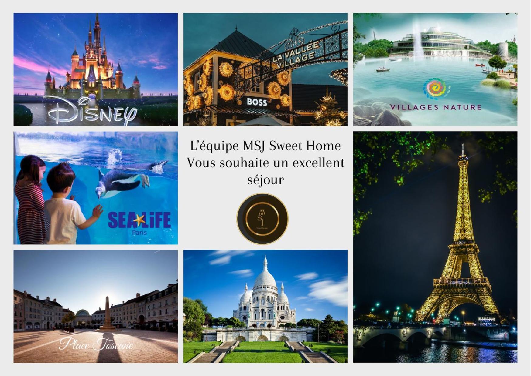 Cosy Appartement - Val D'Europe - Vallee Shopping - Disney سيري المظهر الخارجي الصورة
